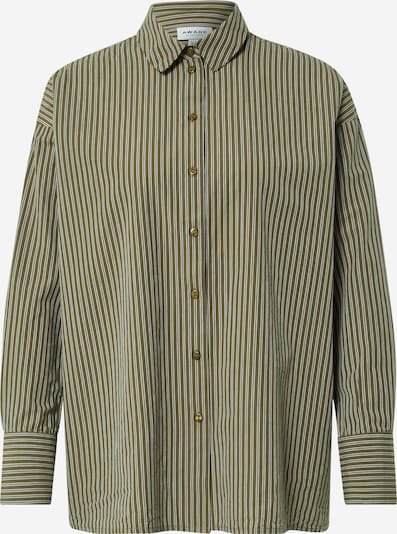 Camicia da donna 'PALMER' VERO MODA di colore oliva / bianco, Visualizzazione prodotti