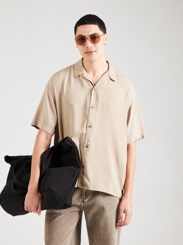 Fit confort Chemise 'JJEJeff' JACK & JONES en vert : devant