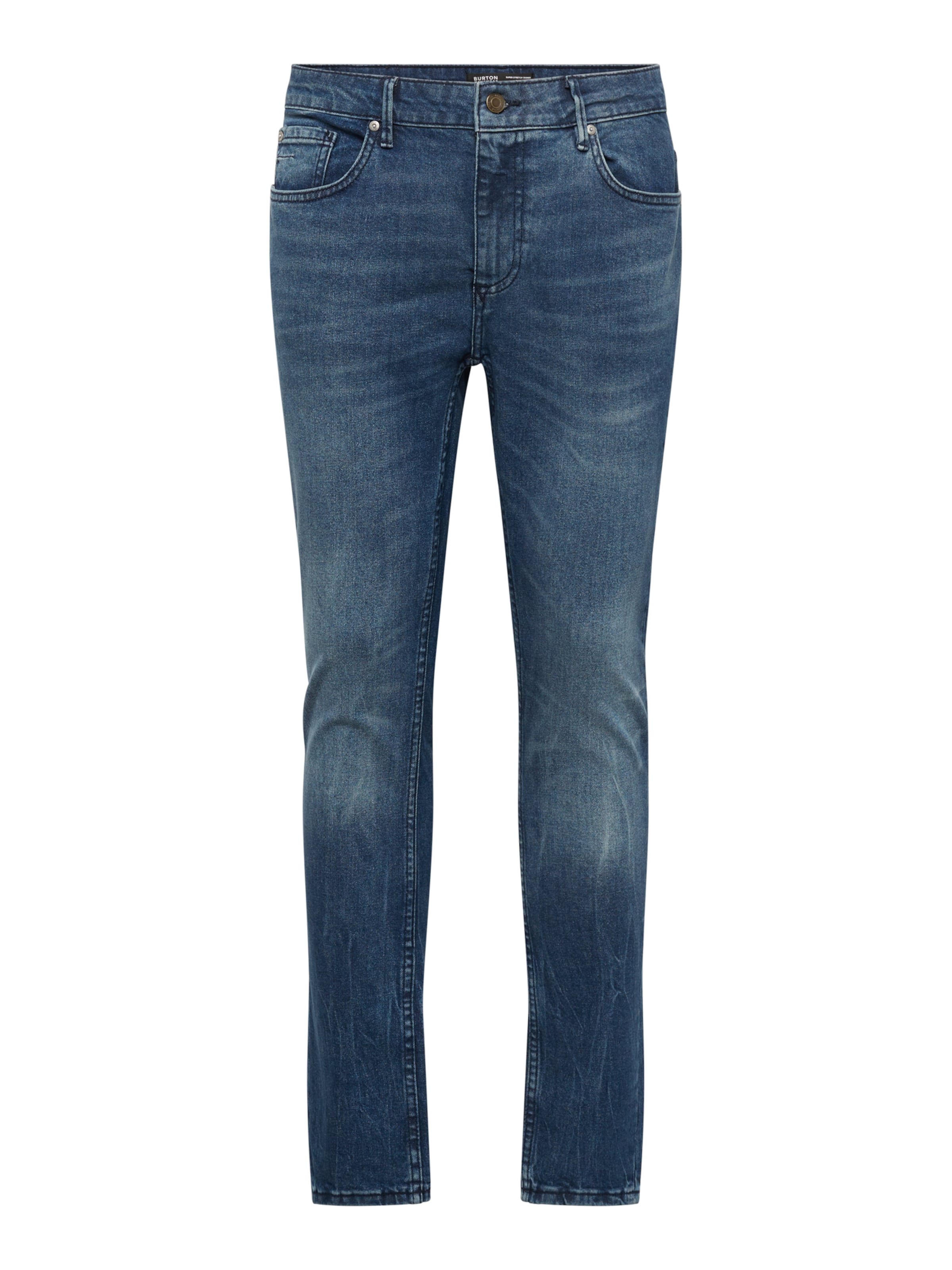 Skinny Jean BURTON MENSWEAR LONDON en bleu : devant
