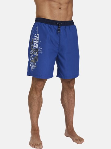 Jan Vanderstorm Board Shorts ' Juppe ' in Blue: front