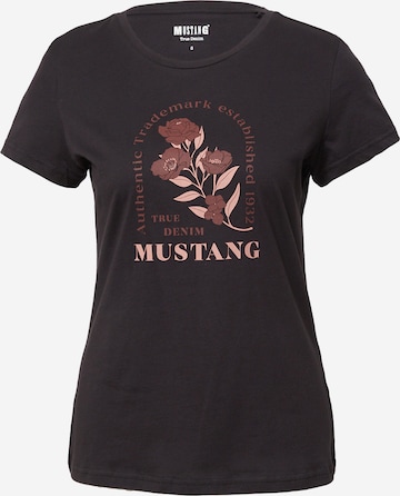 MUSTANG T-Shirt 'Alexia' in Schwarz: predná strana