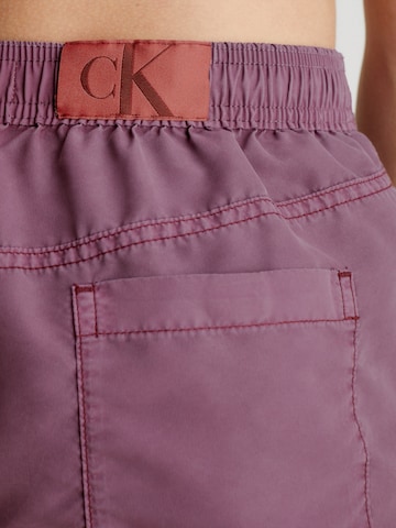 Shorts de bain 'Authentic' Calvin Klein Swimwear en violet
