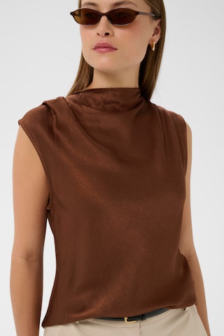 Chemisier 'SLMirabella' SOAKED IN LUXURY en marron