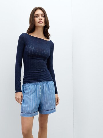 INTIMISSIMI Shirt 'Ultralight' in Blue: front
