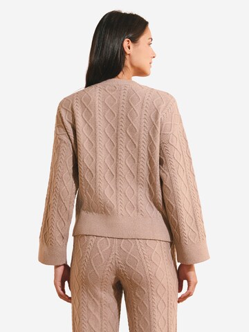 ETAM Schlafshirt 'Blanca' in Beige