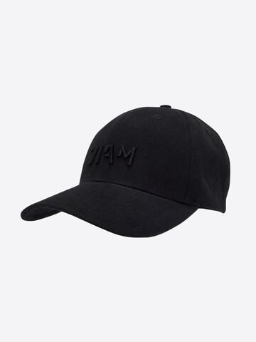 ABOUT YOU x VIAM Studio Cap 'ED' in Black: front