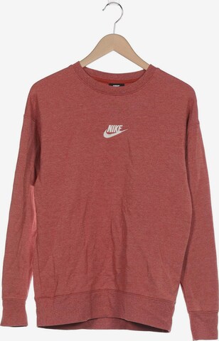 NIKE Sweatshirt & Zip-Up Hoodie in S in Red: front