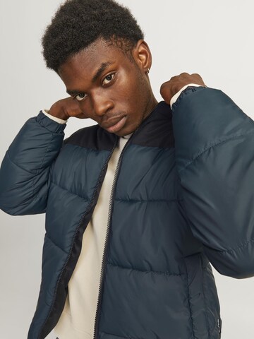 JACK & JONES Vinterjakke 'JJMoon' i blå