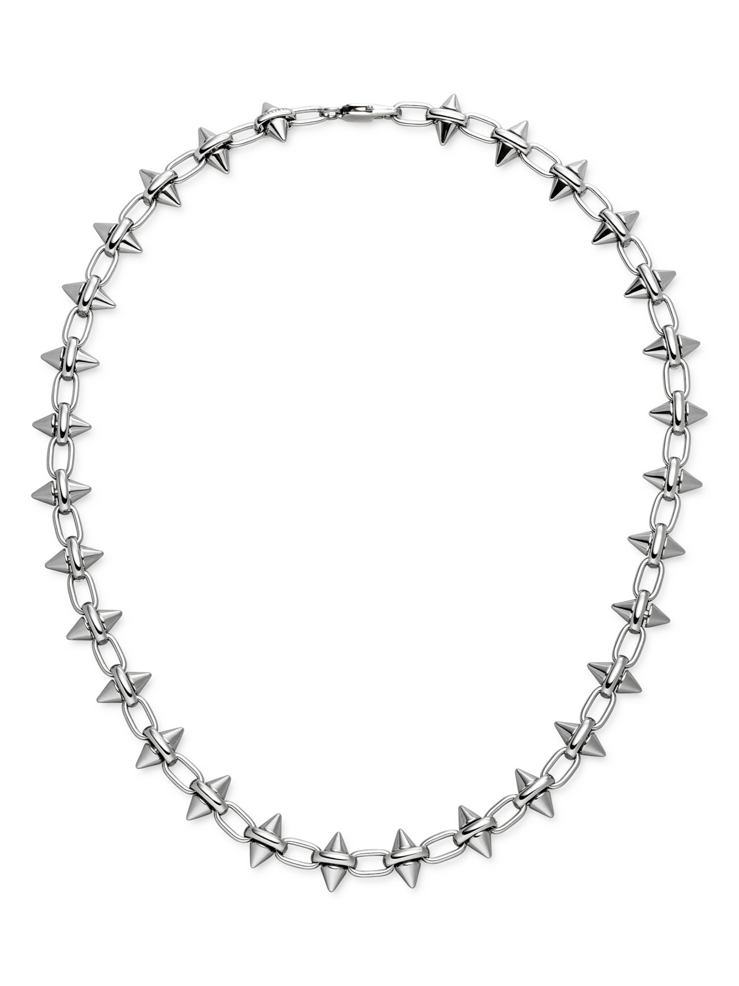 Liebeskind Berlin Chaîne 'Spikes' en argent, Vue avec produit