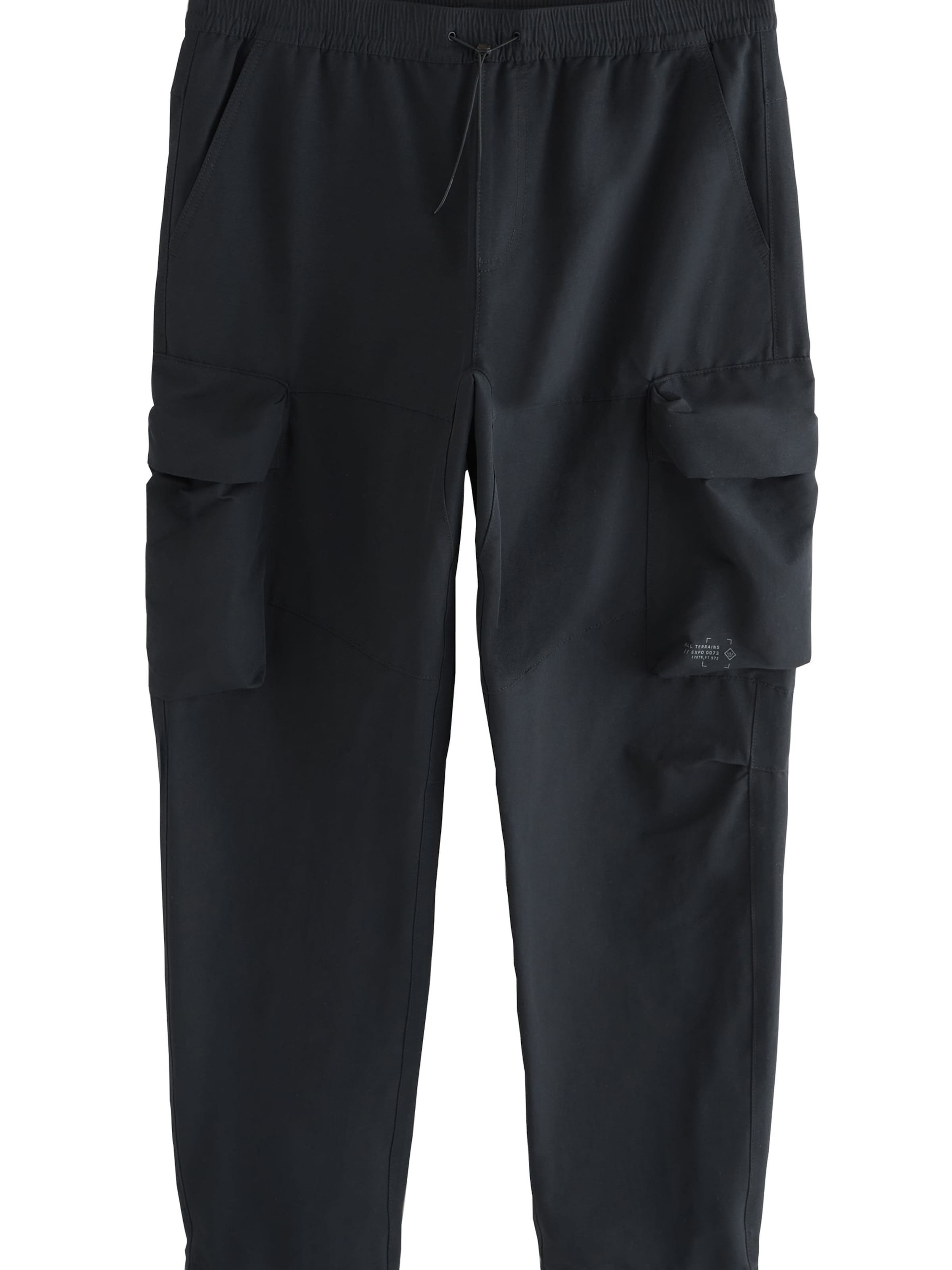 Next Alt kitsenev Klapptaskutega püksid, värv must: eest vaates