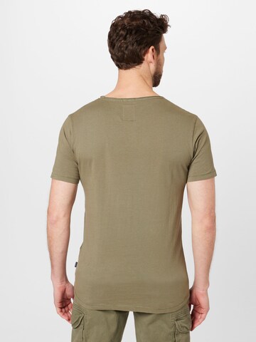 T-Shirt 'Garment' Lindbergh en vert