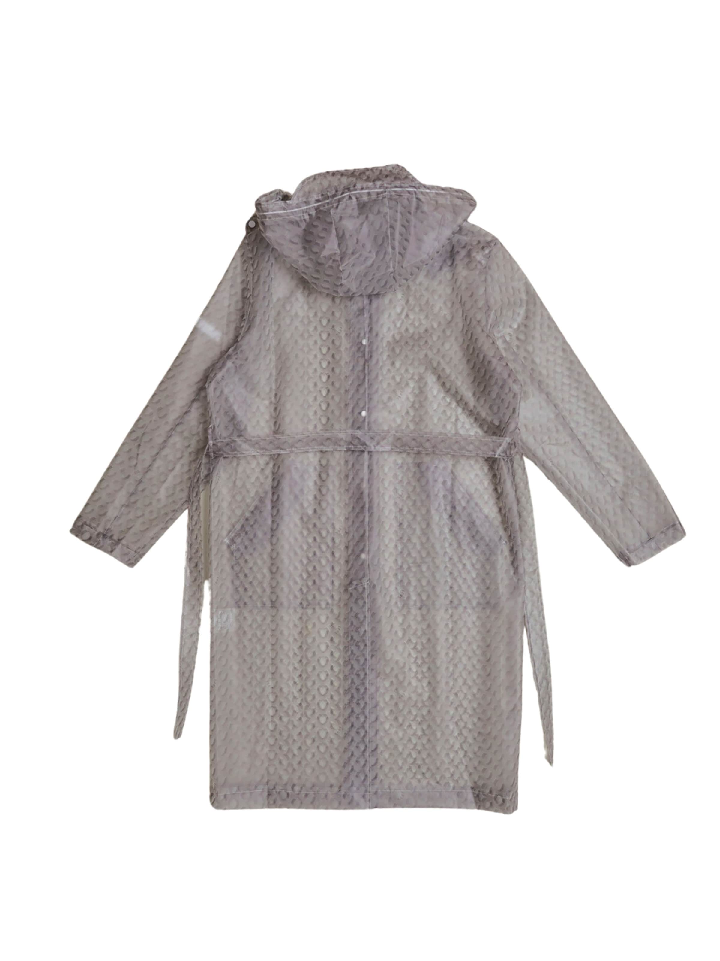 THE ODDS Functionele mantel 'Print Raincoat/ LMTD edition' in Wit