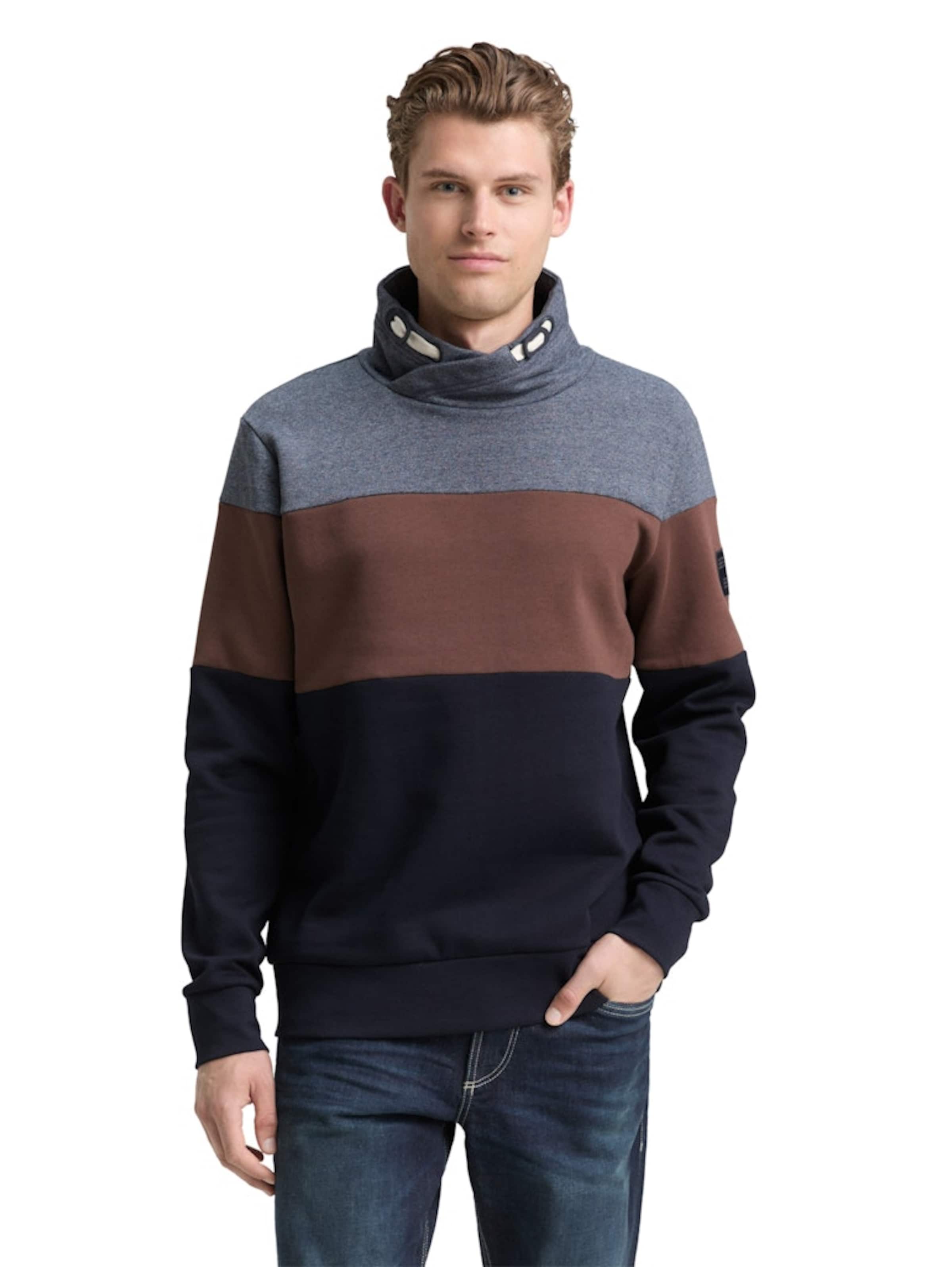 TOM TAILOR Sweatshirt i blå: forside