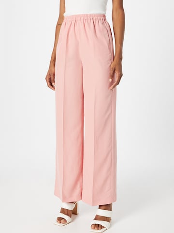 Sisley Ráncos nadrág - rózsaszín: elől