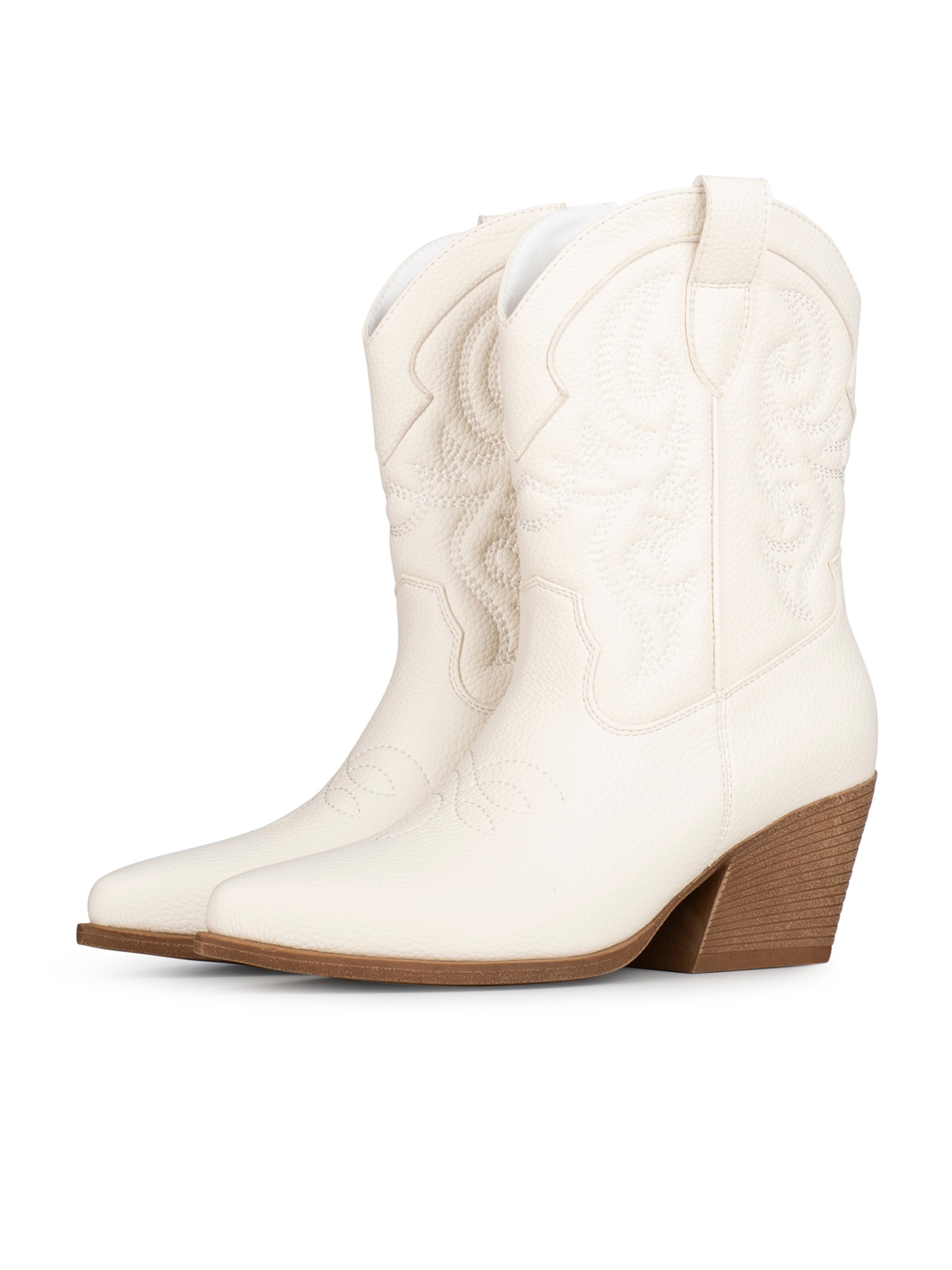 Bottes de cowboy 'JUUL' POSH by Poelman en blanc