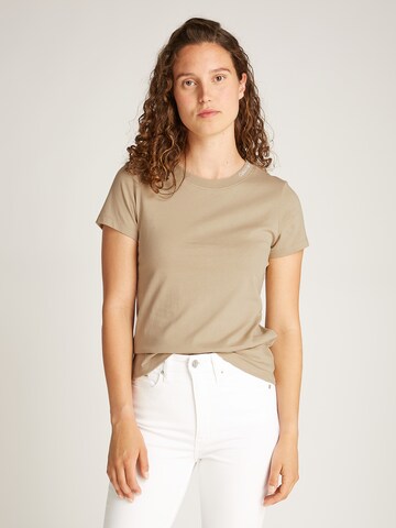 T-shirt Calvin Klein Jeans en gris : devant