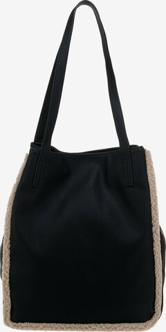 TOM TAILOR DENIM Shopper 'Arona' in Black