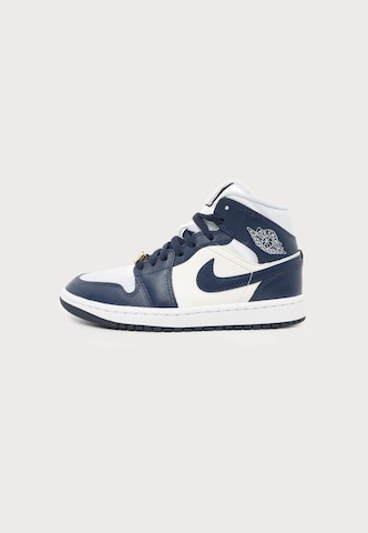 pelēks Jordan Augstie brīvā laika apavi 'Air Jordan 1 Mid SE': no priekšpuses