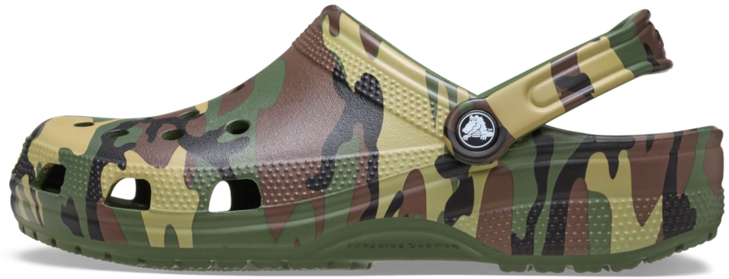 Crocs Dreváky 'Classic' - Zelená: predná strana