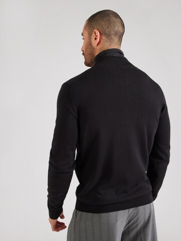 HUGO Knit cardigan 'San Jacomo' in Black
