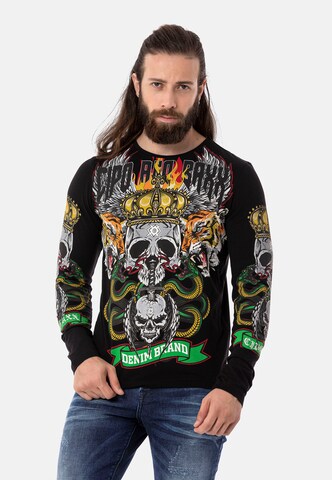CIPO & BAXX Shirt in Gemengde kleuren: voorkant