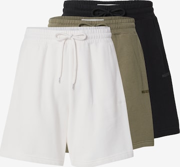 HOLLISTERregular Hlače - zelena boja: prednji dio