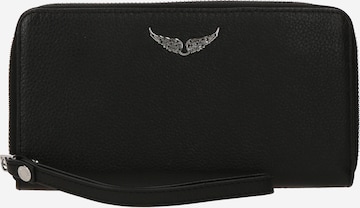 Zadig & VoltaireNovčanik 'COMPAGNON' - crna boja: prednji dio
