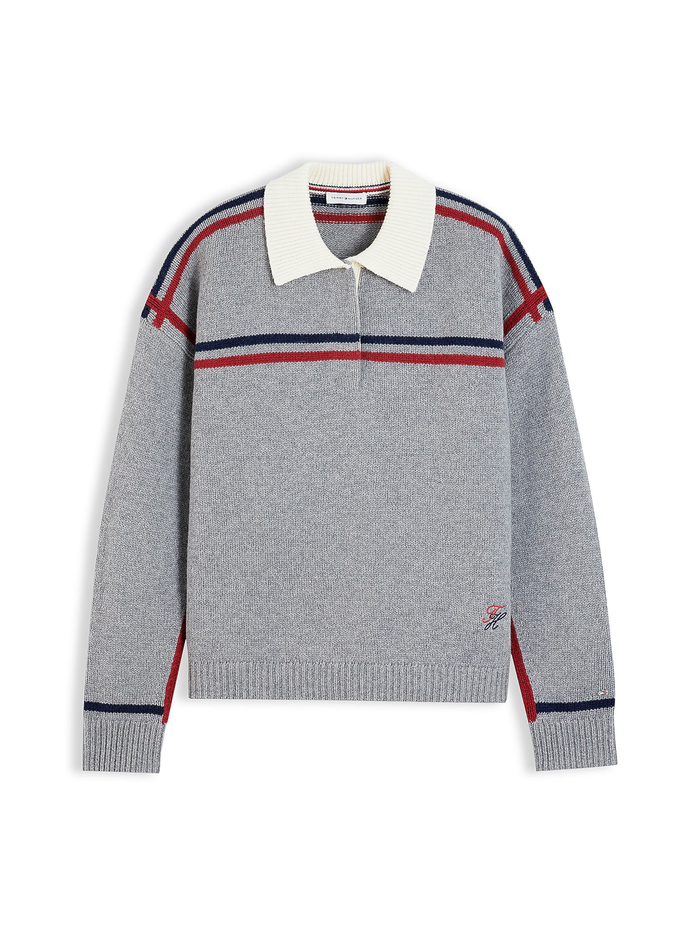 TOMMY HILFIGER Pullover in Grau: Vorderseite