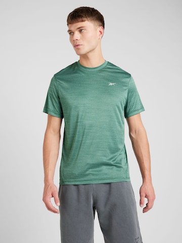 T-Shirt fonctionnel 'ATHLETE 2.0' Reebok en vert : devant
