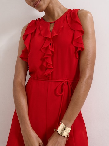 Phase Eight Jumpsuit in Rot: Vorderseite