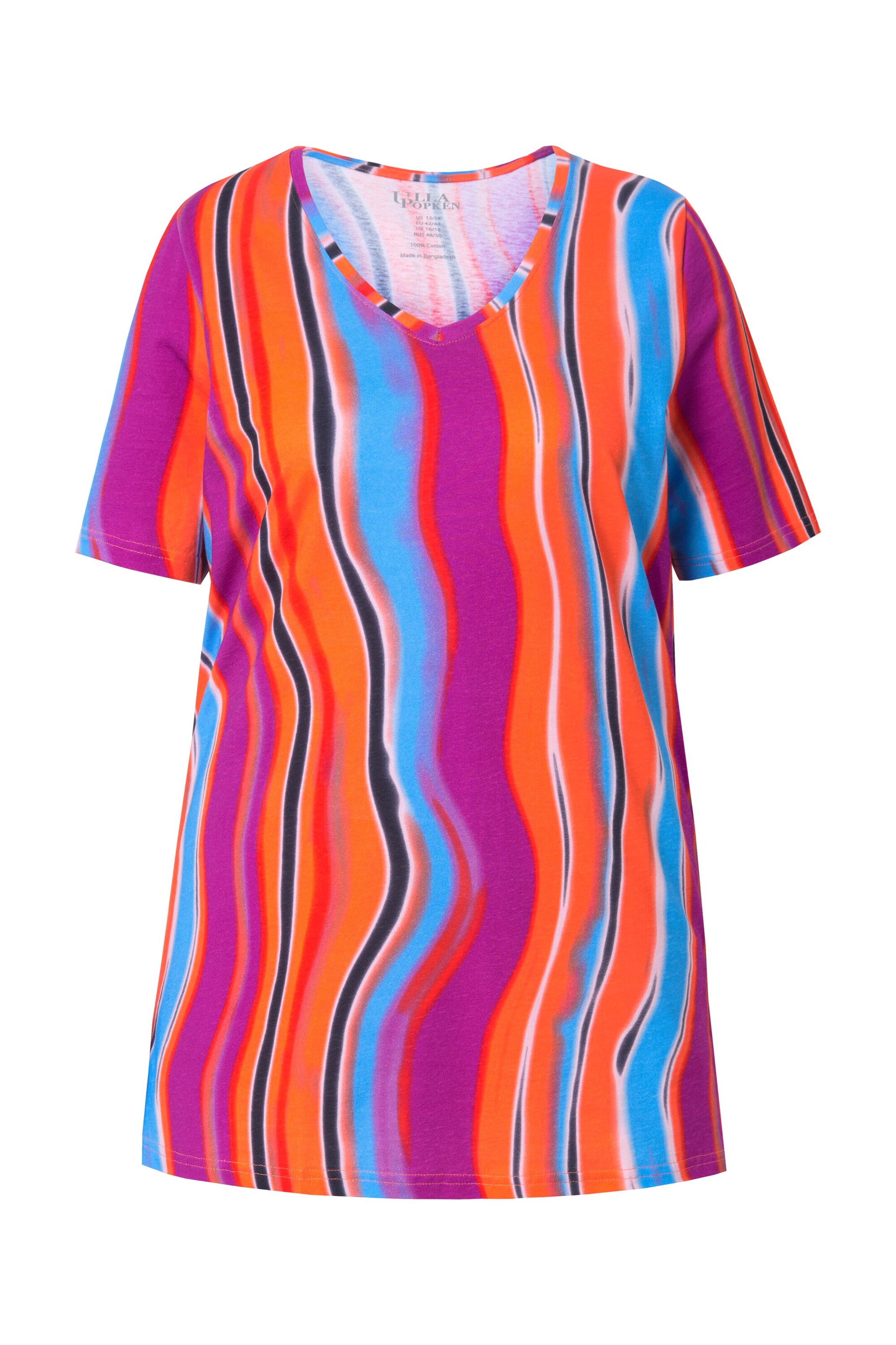 Ulla Popken Shirt in Gemengde kleuren: voorkant