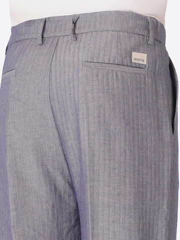 Distretto12 - regular Pantalón plisado 'T. TRIFOGLIO' en azul