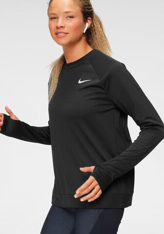 NIKE Athletic Sweatshirt 'PACER' in Black