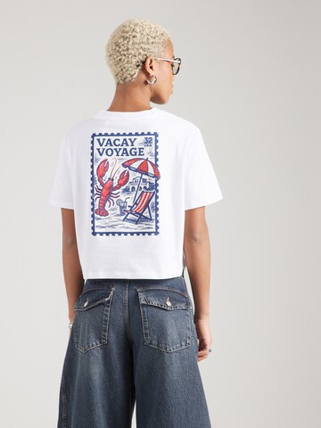 T-shirt Rich & Royal en blanc : devant