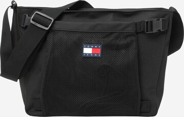 Sac à bandoulière Tommy Jeans en noir : devant