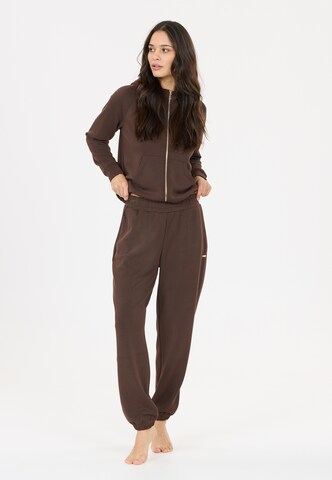 Athlecia Tapered Sportbroek 'Jillnana V2' in Bruin