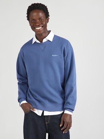 Pepe Jeans Sweatshirt in Blue: front