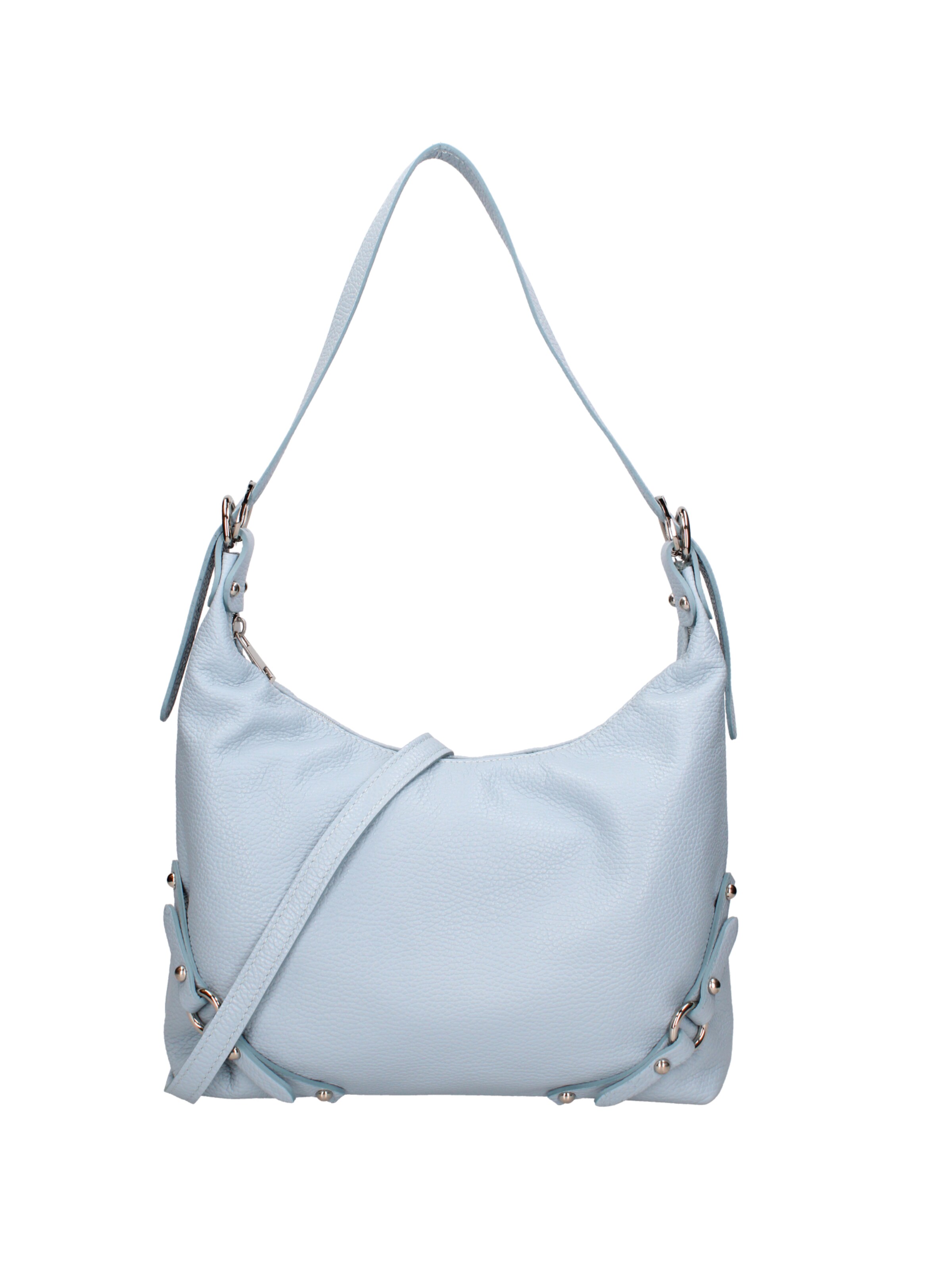 Borsa a spalla di Viola Castellani in blu: frontale