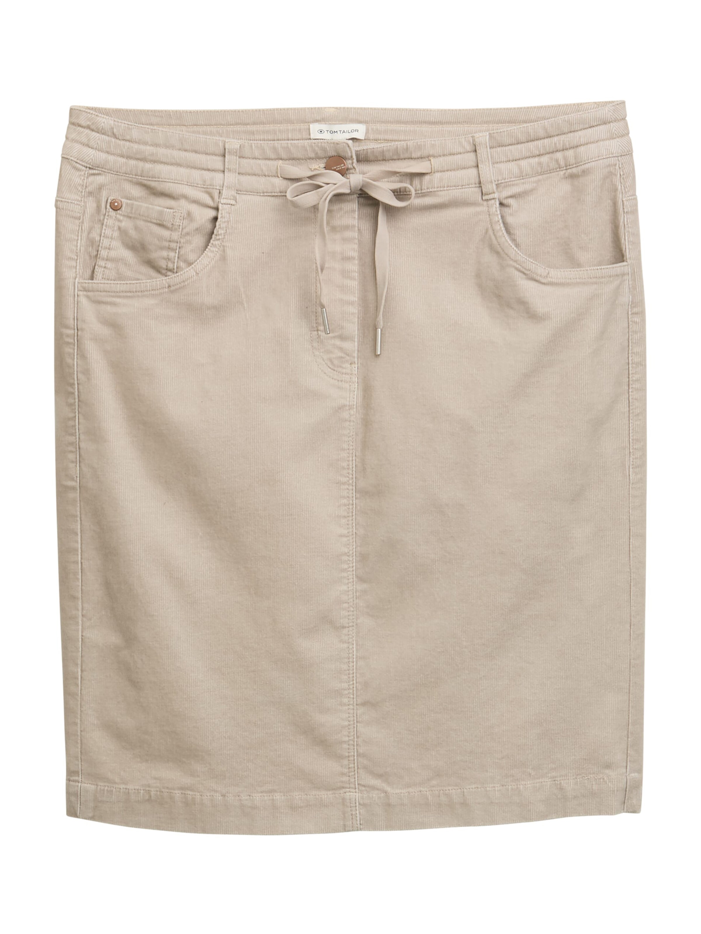 TOM TAILOR Φούστα σε γκρι: μπροστά