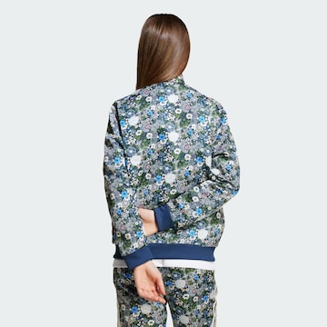 ADIDAS ORIGINALS Sweatjacke 'Adidas Originals x Liberty London Firebird' in Blau