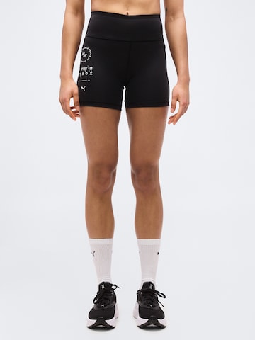 PUMA Skinny Sportovní kalhoty 'PUMA x HYROX TAD ESS' – černá: přední strana