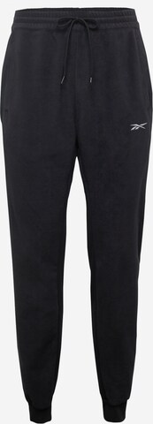 Pantalon de sport 'Workout Ready' Reebok en noir : devant