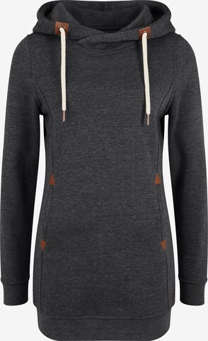 Oxmo Hoodie 'Vicky' in Grau: predná strana