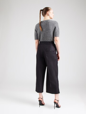 3.1 Phillip Lim Szeroka nogawka Cygaretki w kolorze czarny