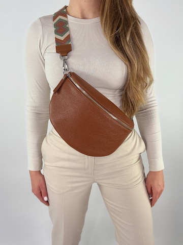 Sacs banane 'JUNA large' lePelou en marron