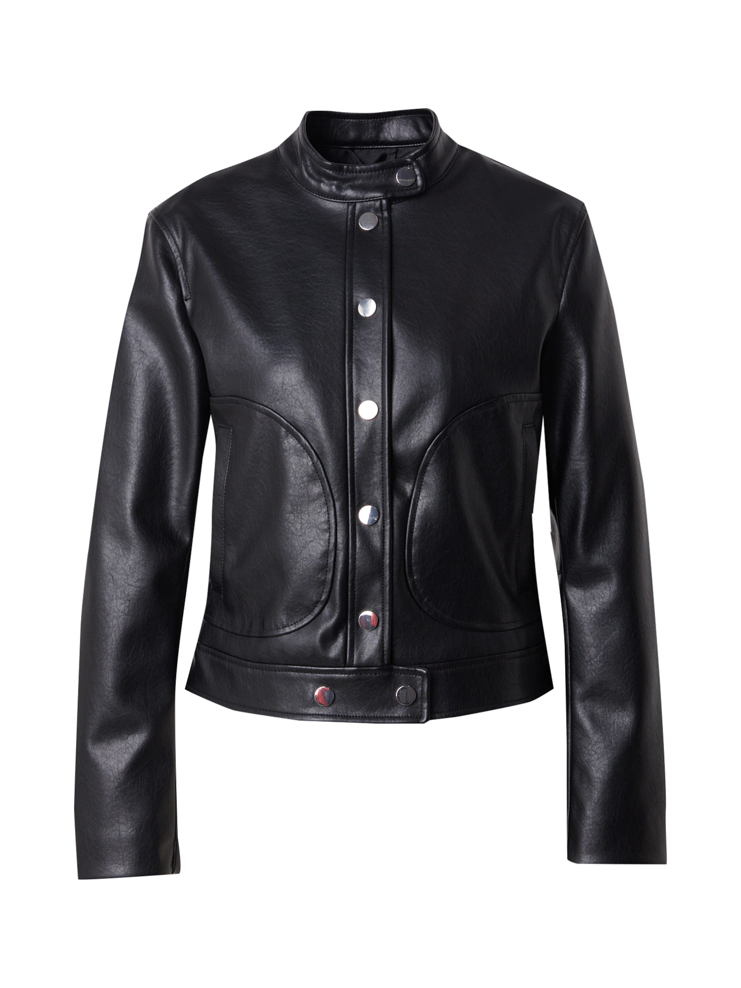 Sisley Φθινοπωρινό και ανοιξιάτικο μπουφάν σε μαύρο, Άποψη προϊόντος