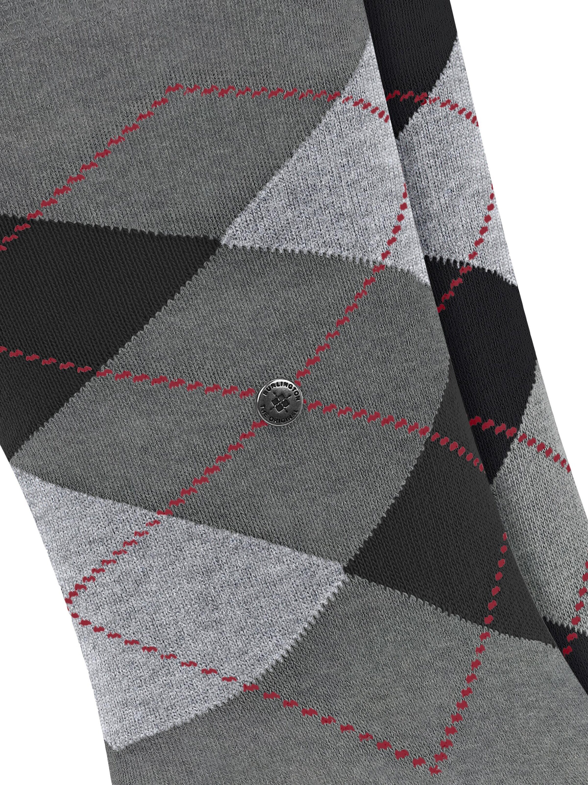 BURLINGTON Socken 'Everyday Argyle'‌‌‌‌ in Grau