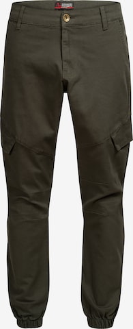 Pantalon 'AS274' Alessandro Salvarini en vert : devant