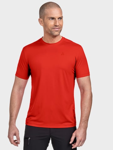 T-Shirt fonctionnel 'Chipoma' Schöffel en rouge : devant