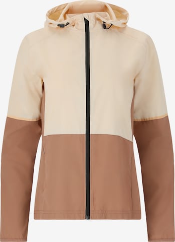 ENDURANCE Athletic Jacket 'Kinthar' in Beige: front